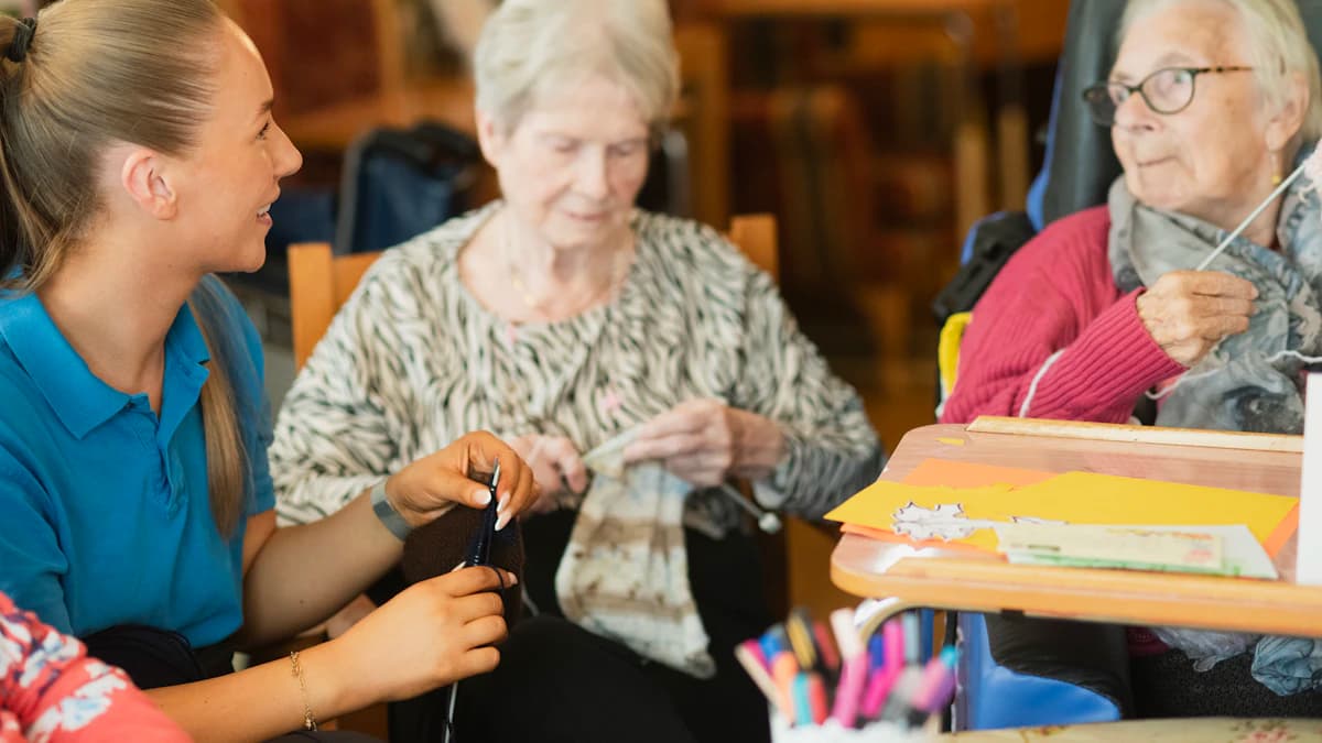 Zorg aan huis en langer thuis wonen zorg besproken met familie